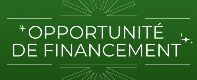 Bannière opportunité de financement