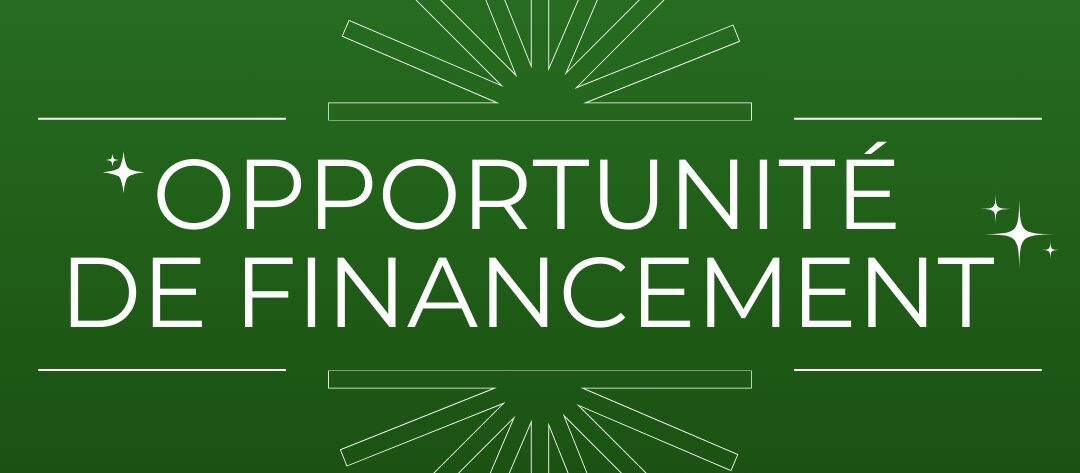 Bannière opportunité de financement